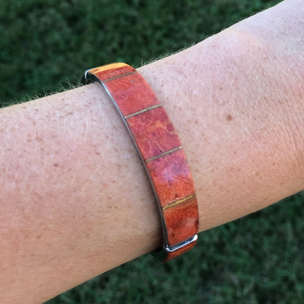 Orange Coral Bracelet